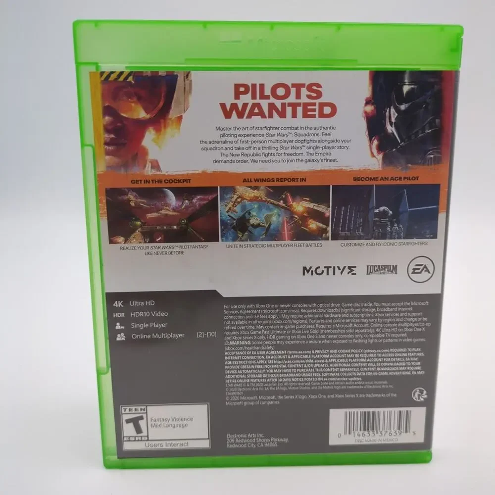 Star Wars Squadrons Xbox One Xbox Series X Video Game 4K HDR Multiplayer Tested